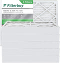 Filterbuy 20x25x4  8 Pleated   Furnace Air Filters (6-Pack)