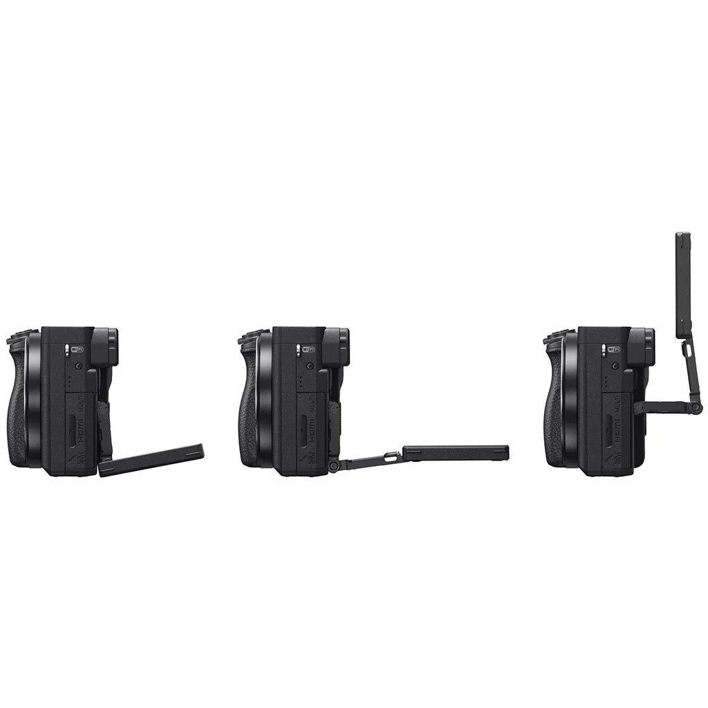 Sony -6400L a6400 Mirrorless -C Interchangeable-Lens Camera with 16-50mm Lens Bundle with 64GB Memory Card, Photo and Video Editing Suite, Camera Bag, 40.5mm Filter Kit and Camera Battery