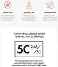 Dr.Ceuracle 5α Control Clearing Cream 50ml/1.69 oz - The lightweight Gel-Type Cream that Controlling Excess Sebum