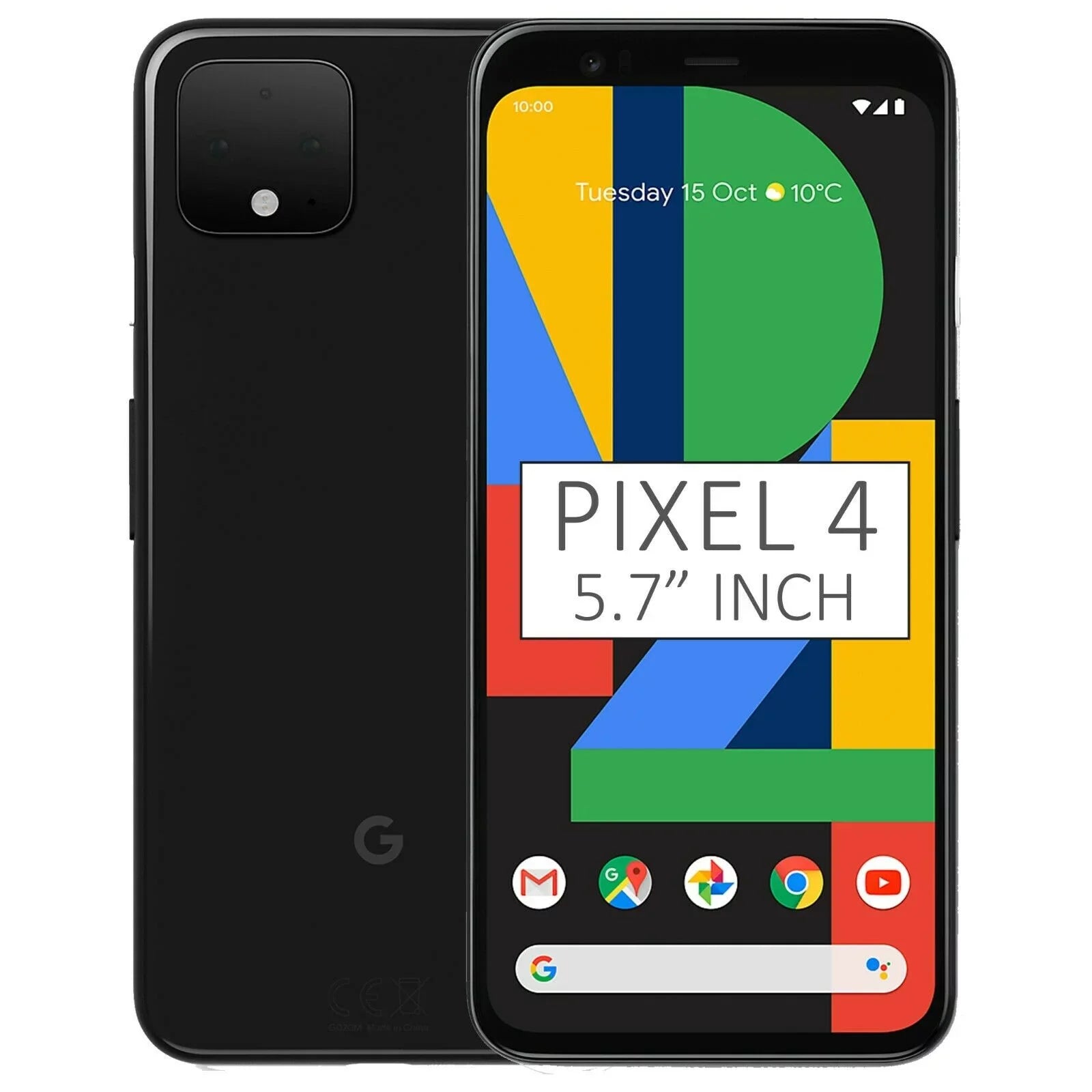 Google Pixel 4 64GB Verizon T-mobile &T Sprint Unlocked Android Smartphone - Black