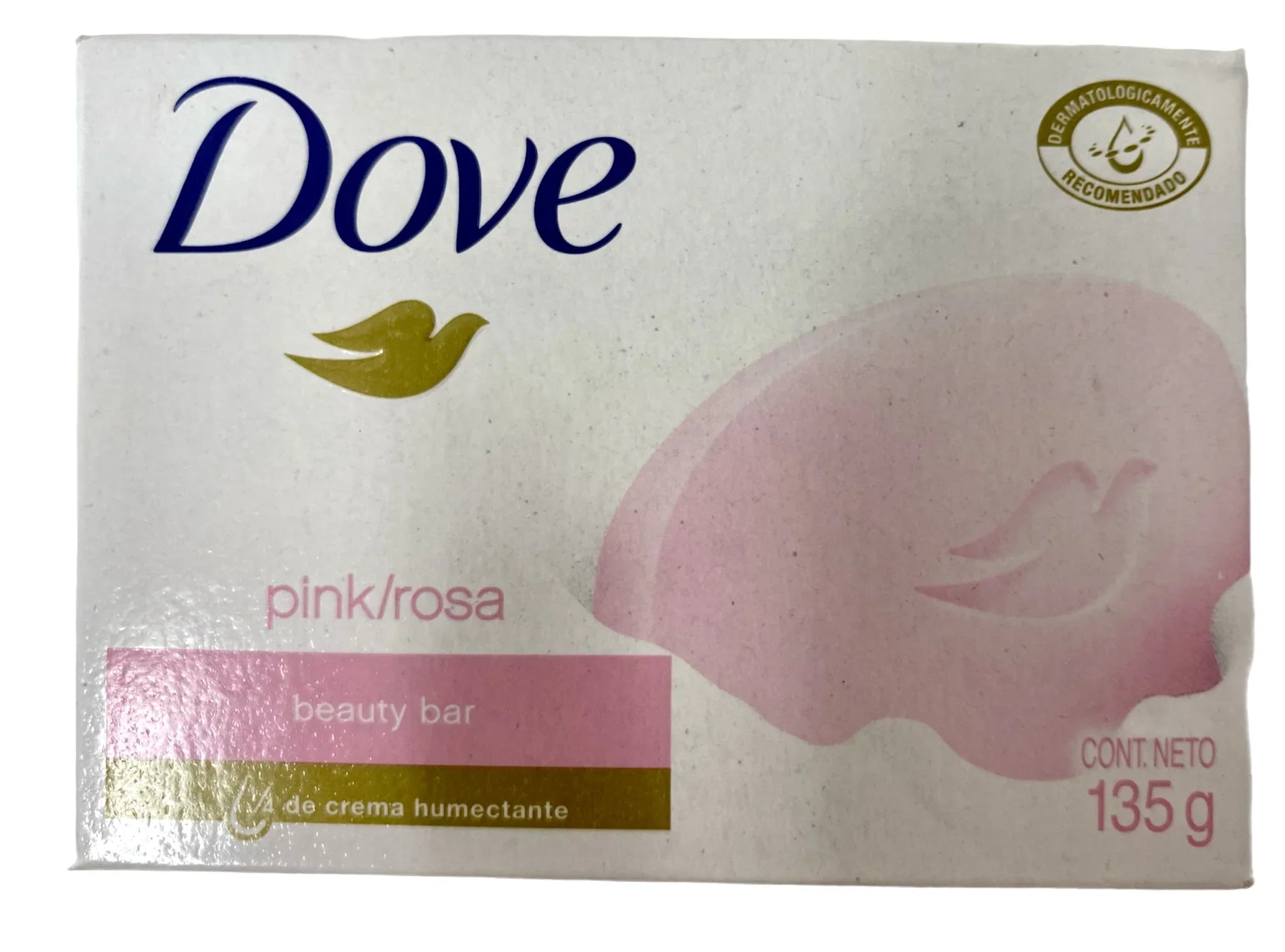 Dove Beauty Cream Bar Pink, 1/4 Moisturizing Cream, 4.75 oz Pack Of 6