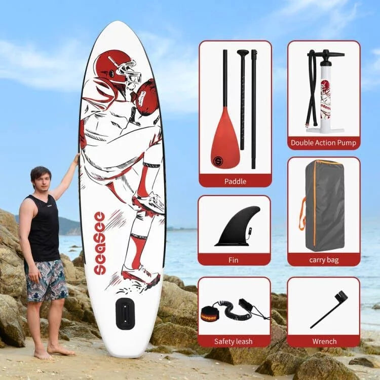 Inflatable Paddle Board You Need for Fishing Yoga Kayaking Surfing Excursions