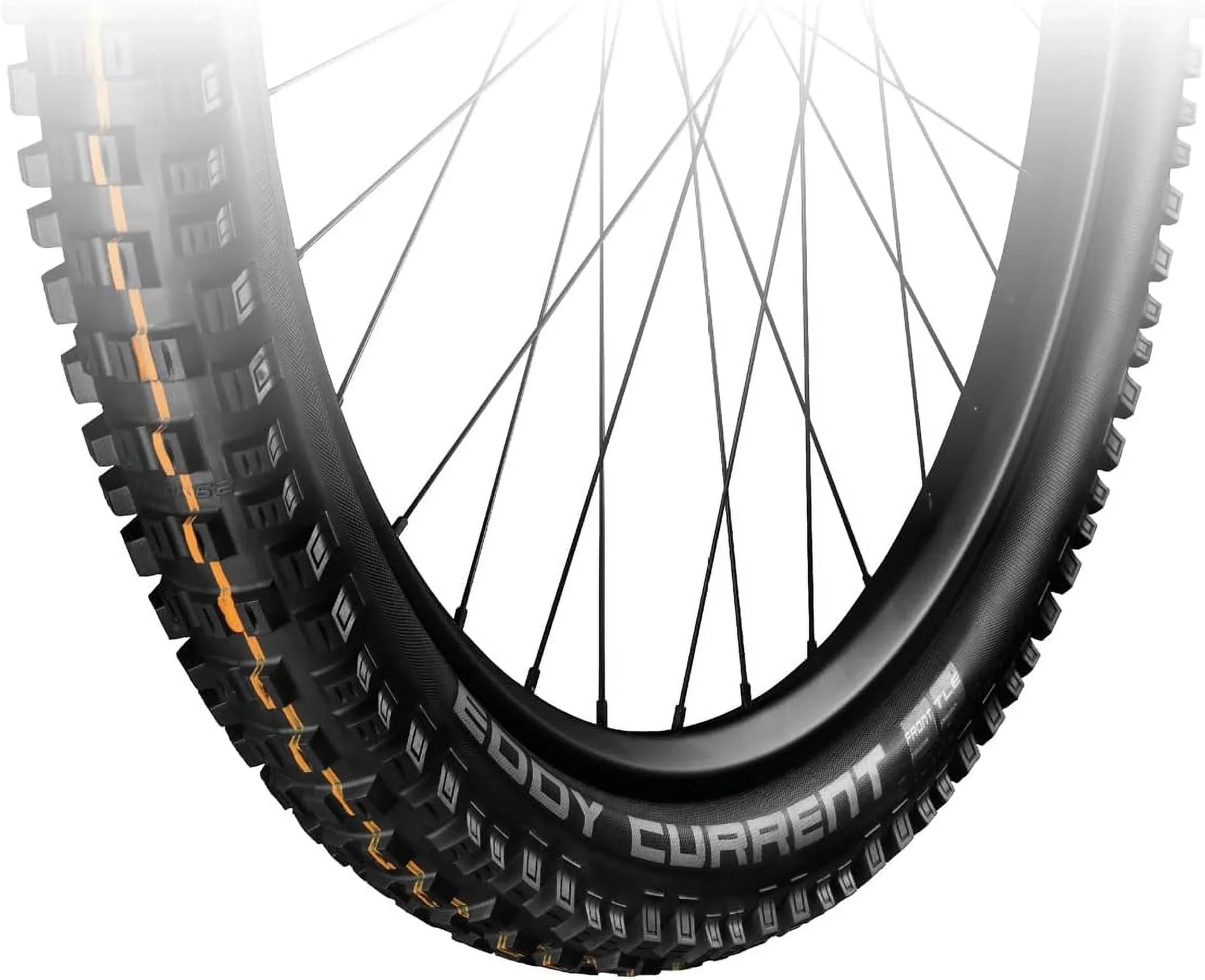 Eddy Current / And Enduro Tubeless Folding Front Bike Tire | Multiple Sizes | Evolution, Super Trail, Addix Soft | Black