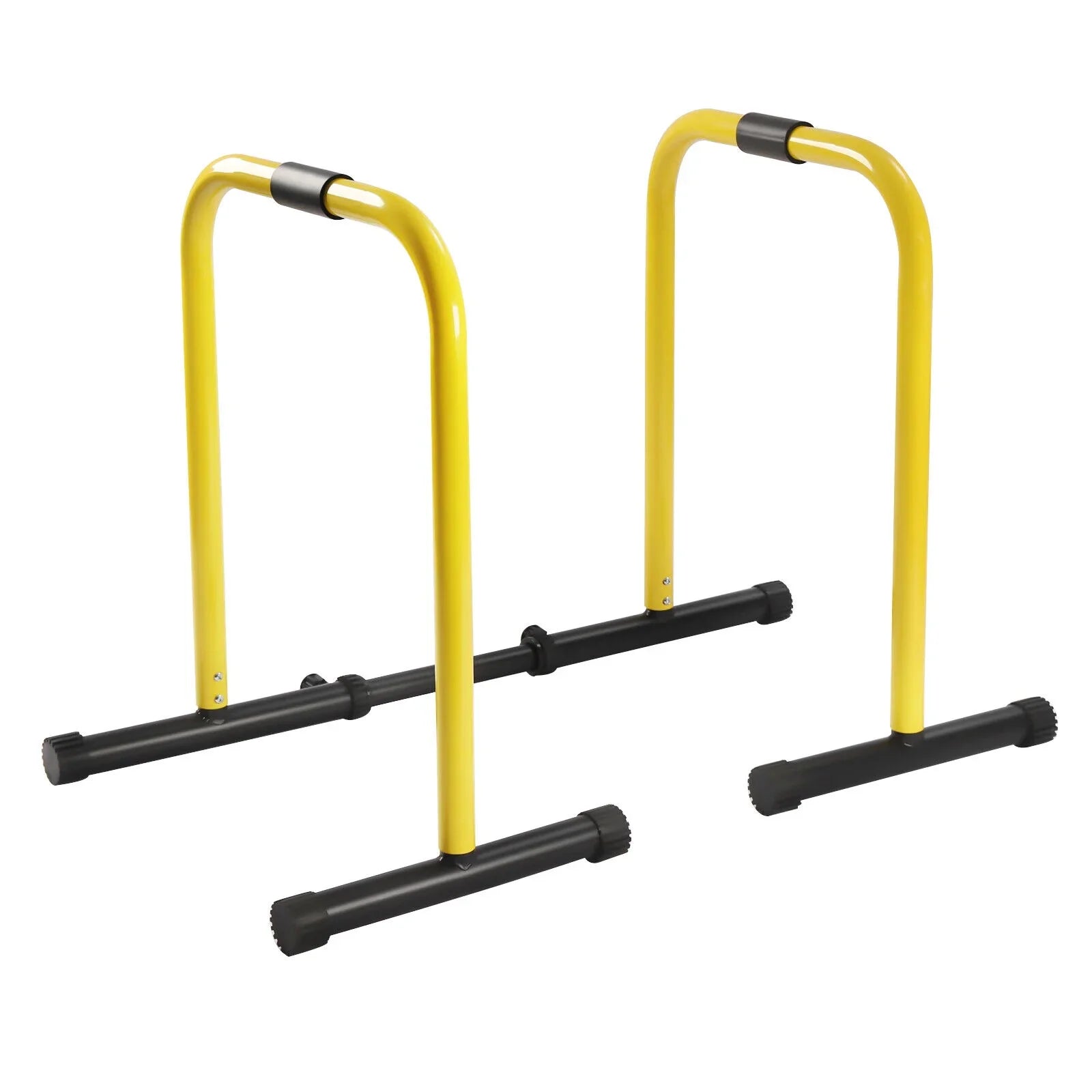HiKaRiGuMi Portable Dip Bar Exercise Your Arms, Abdominal Muscles, Chest, Shoulders, and Back Through Pull-ups 20.08-26.77 Inches Spacing,High-strength Steel Pipes
