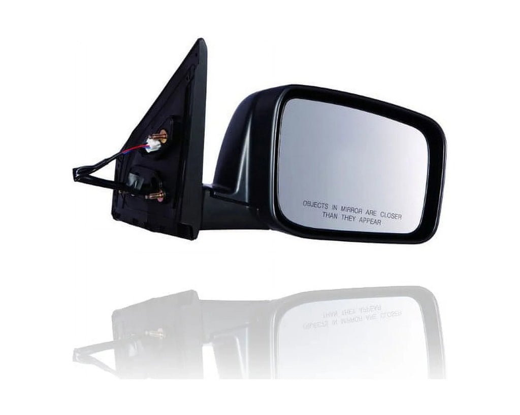 Door Mirror - Cooling Direct Fit/For 08-15 Nissan Rogue  Premium/ (Exclude S-Model) - Electric, Heated, Without Side Camera, Primed, With Cover, Black - Right Hand - Passenger - 96301JM200