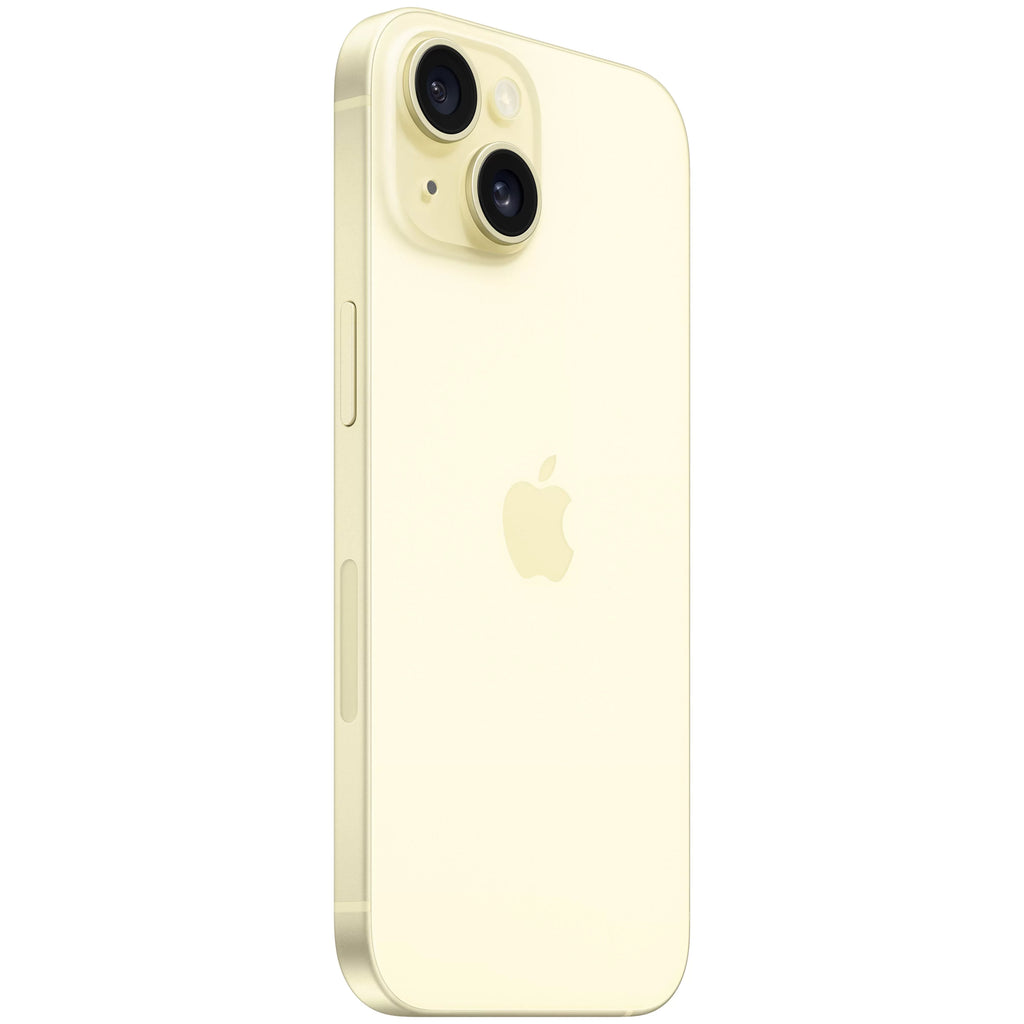 Straight Talk Apple iPhone 15, 256GB, Yellow - Prepaid Smartphone