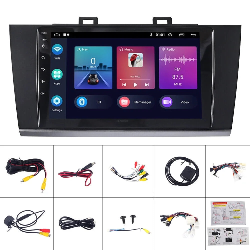 Upgrade Your Subaru Legacy Outback with Android Carplay  9IN Touchscreen Optimize Daily Commutes High-Quality Audio Streaming
