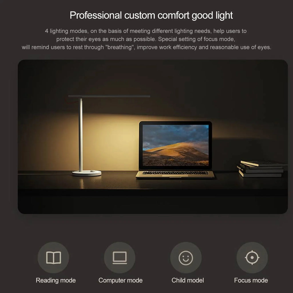 Dcenta Desk Smart Remote Control Dimmable Table Lamps Desklight Support Mobile Phone App Control 4 Mode,Flicker-Free Ra>95