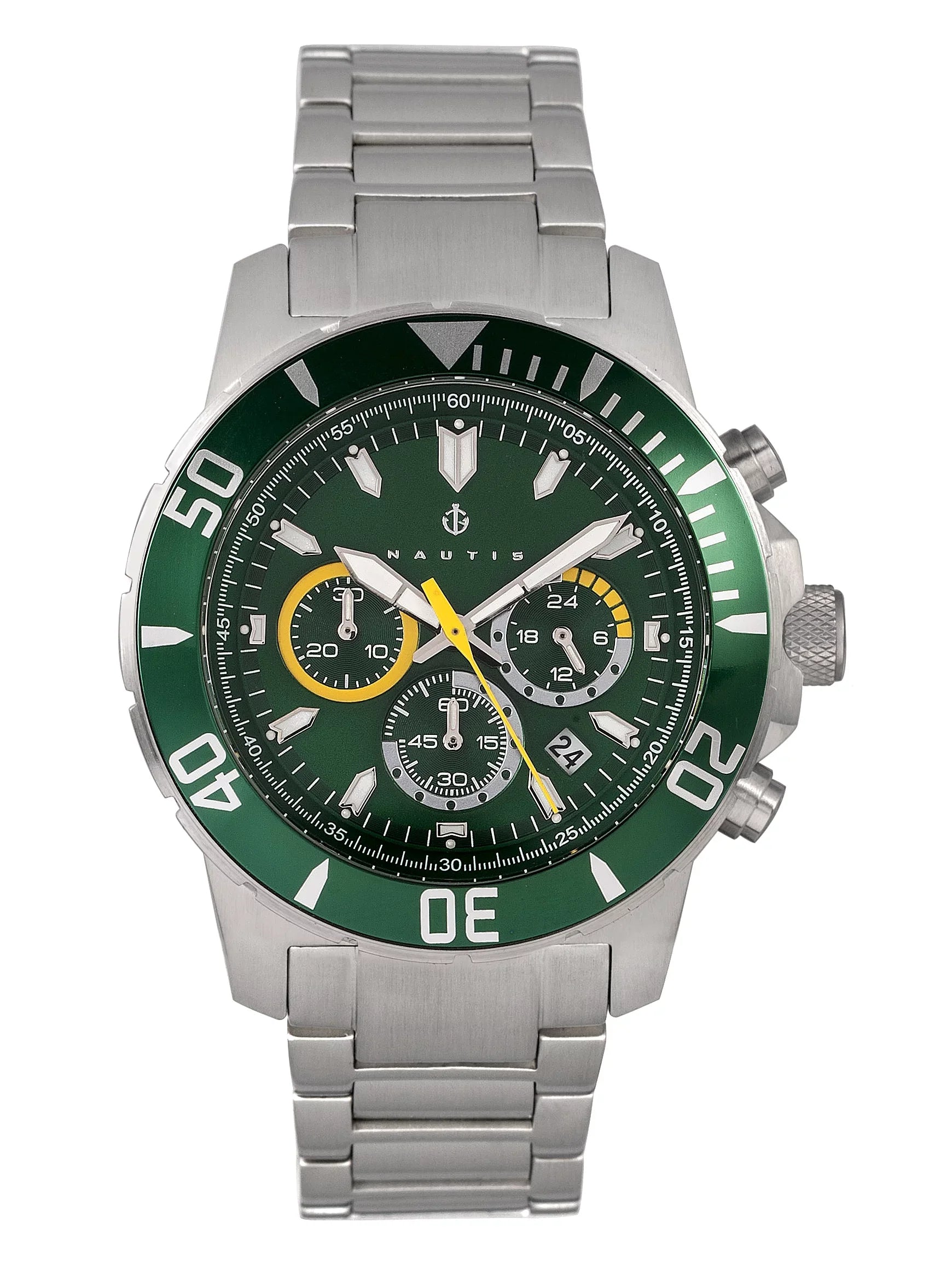 Nautis Dive Chrono 500 Chronograph Bracelet Watch - Green