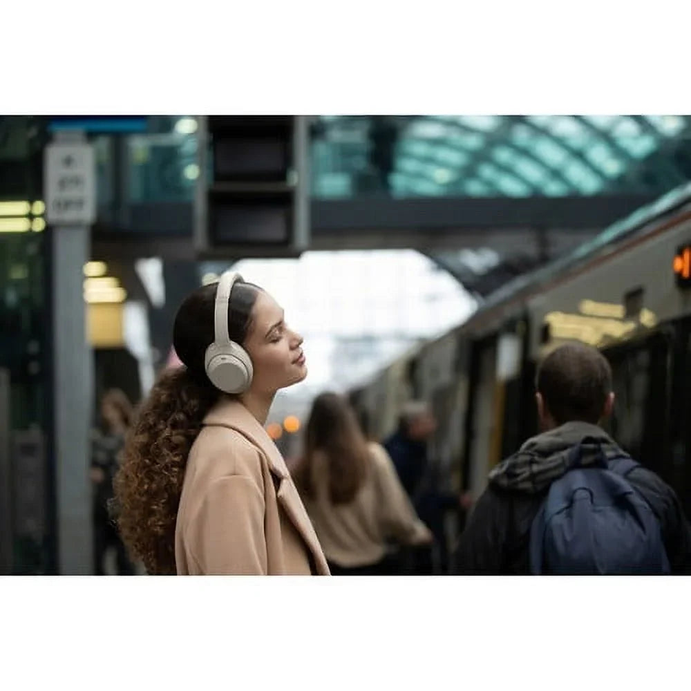 Sony -1000XM4 Wireless Noise-Canceling Over-Ear Headphones (Silver) +pixicloth