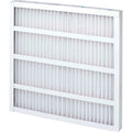 Global Industrial High Capacity Pleated Air Filter,  8, Self-Supported, 25"Wx20"Hx1"D, Lot of 12
