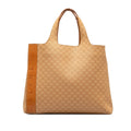 Pre-Owned Authenticated Celine Macadam Tote Bag Coated Canvas Fabric Brown Unisex (Good)