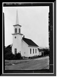 Historic Framed Print, Congregational Church, Soquel, Santa Cruz County, , 17-7/8" x 21-7/8"