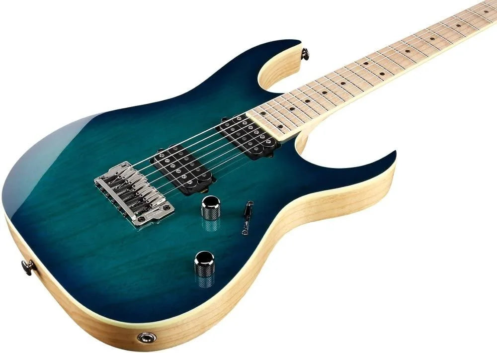 Ibanez RG652AHMFX Prestige  Series 6-String Electric Guitar Nebula Green Burst