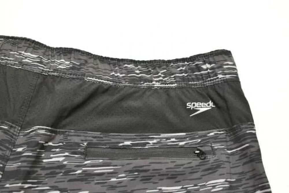Speedo Men's Swim Shorts (Black, Medium)