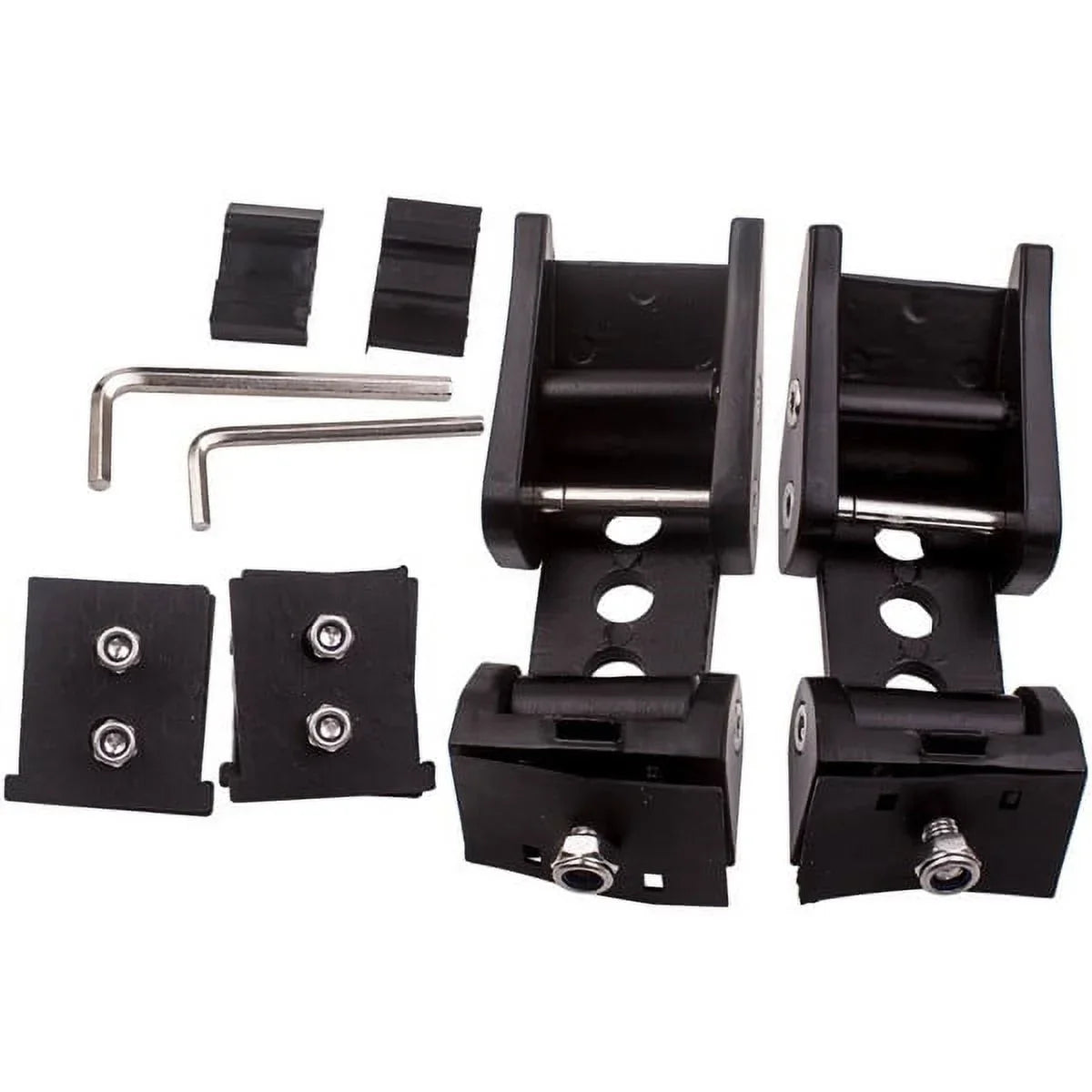 2Pcs Hood Latch Locking Catch for Jeep Wrangler  2007 - 2018 2 Door & Unlimited 4 Door