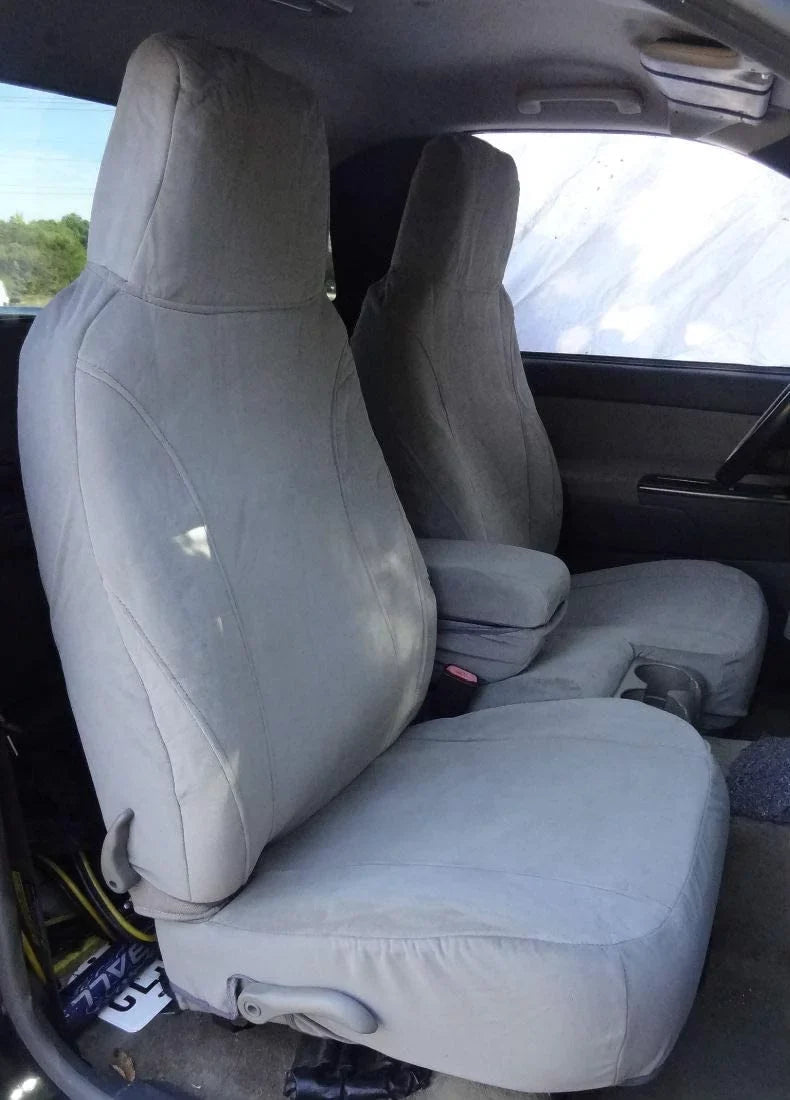 C1092 2004-2012 Chevy Colorado and  Canyon 60/40 Split Seat with Opening Center Console Gray Velour