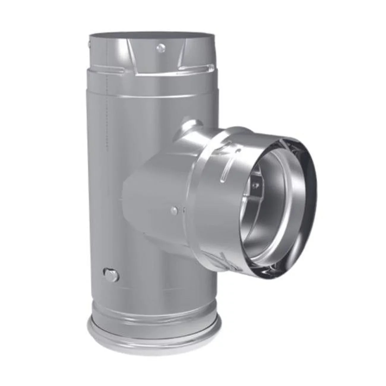 Dura Vent 3PVP-T1 3 in. Pellet Vent Pro Tee with Clean Out