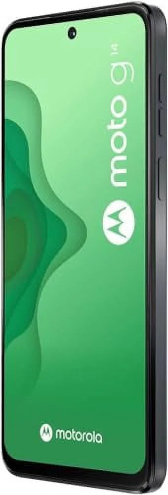 Motorola Moto G14 Dual  (2023) 4G  (4/128GB) 6.5"   Display | Android 13 | 50MP Rear Camera | 5000mAh Battery | International Model - (Steel Gray)