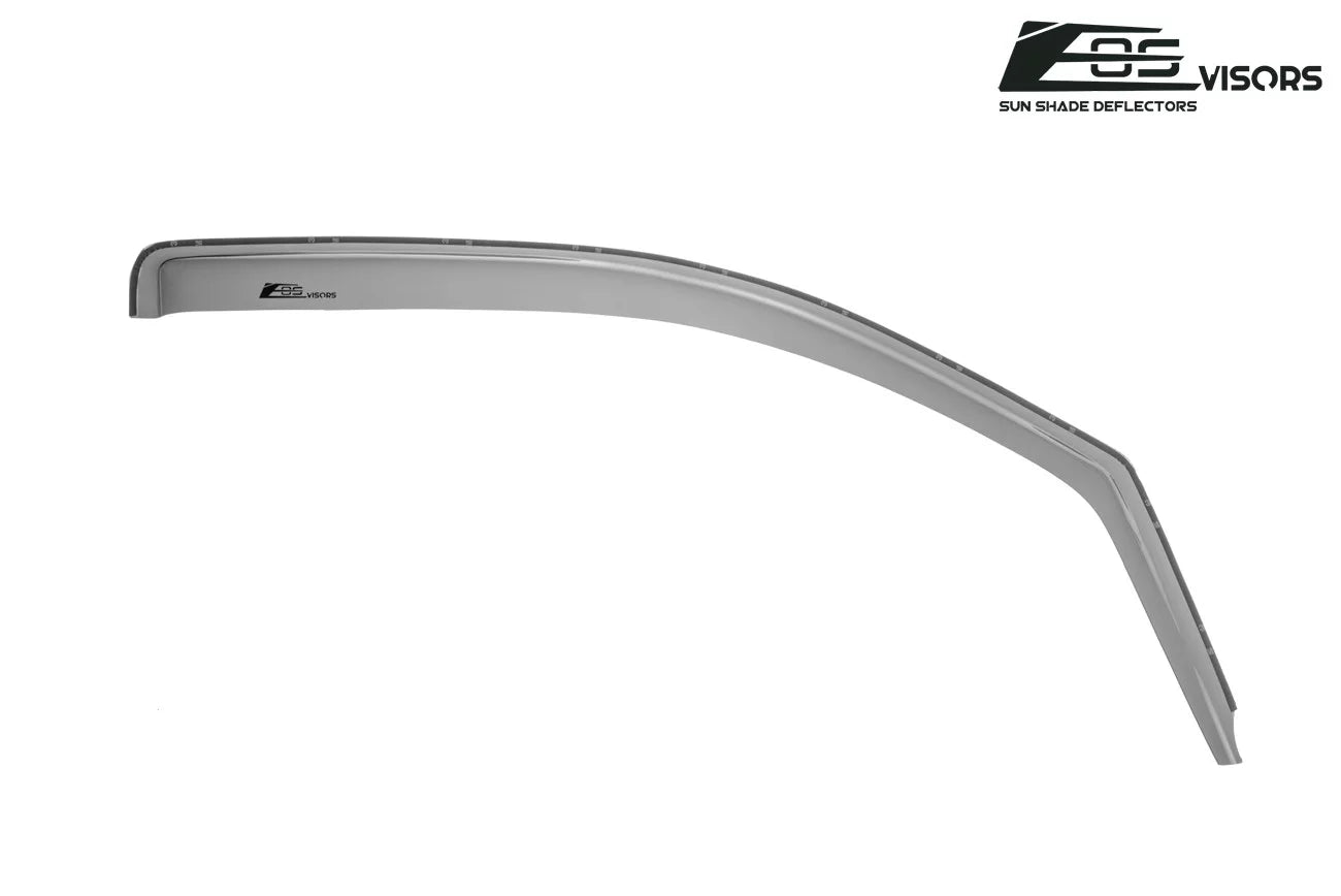 Extreme Online Store Fits  2014-2018 Chevrolet Silverado 1500 Crew Cab Models |  Visors - Style   Side Vents Window Deflectors Rain Guards