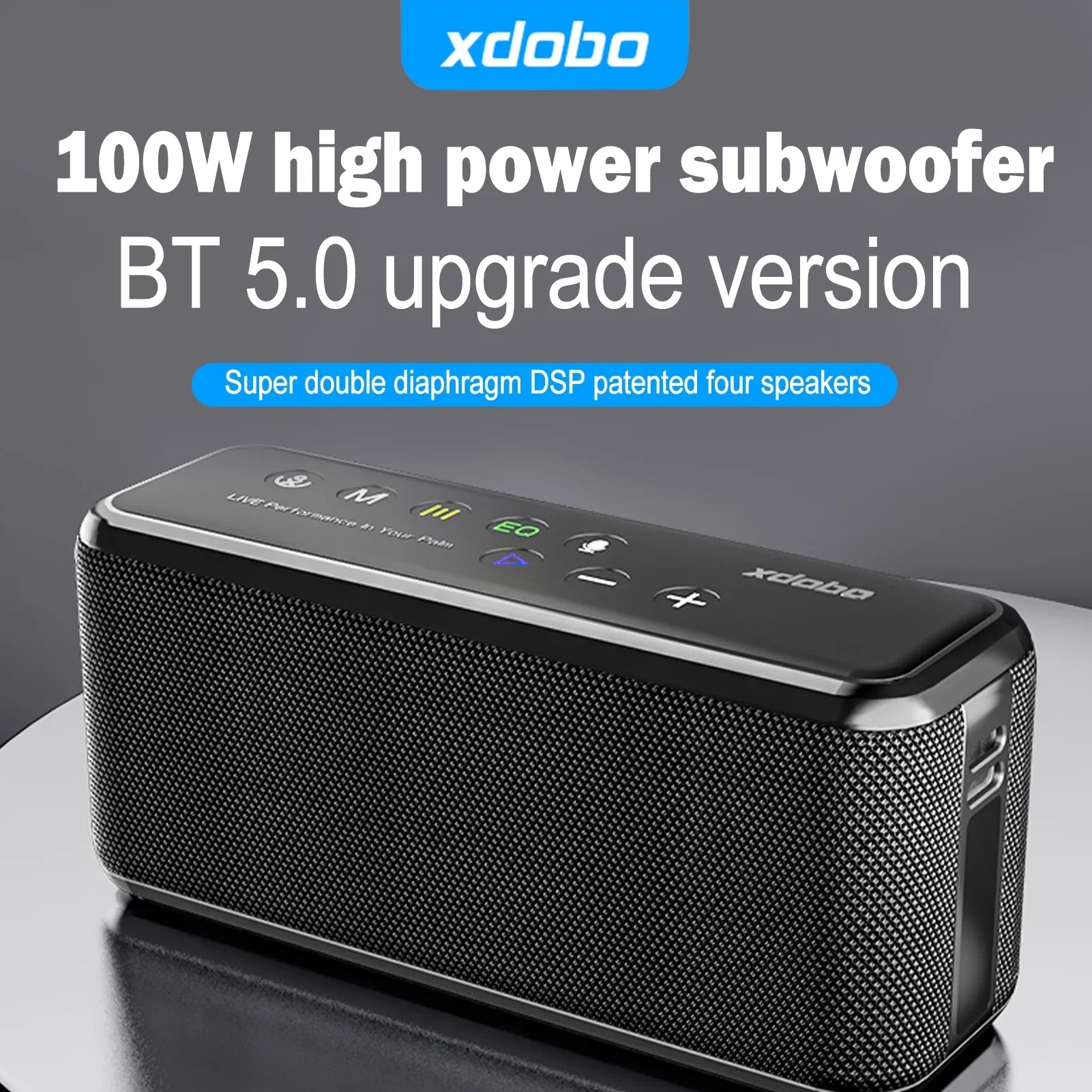 Tomshine  X8  Portable Wireless Speaker 100W, IPX5 Waterproof, Stereo, HiFi Sound, // Card, Subwoofer, Party Use