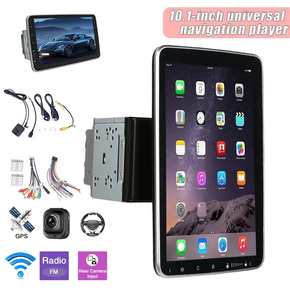 kydely  10 Inch On-Board Android 9.1  Wifi Dual Din Touch Screen Player Navigation