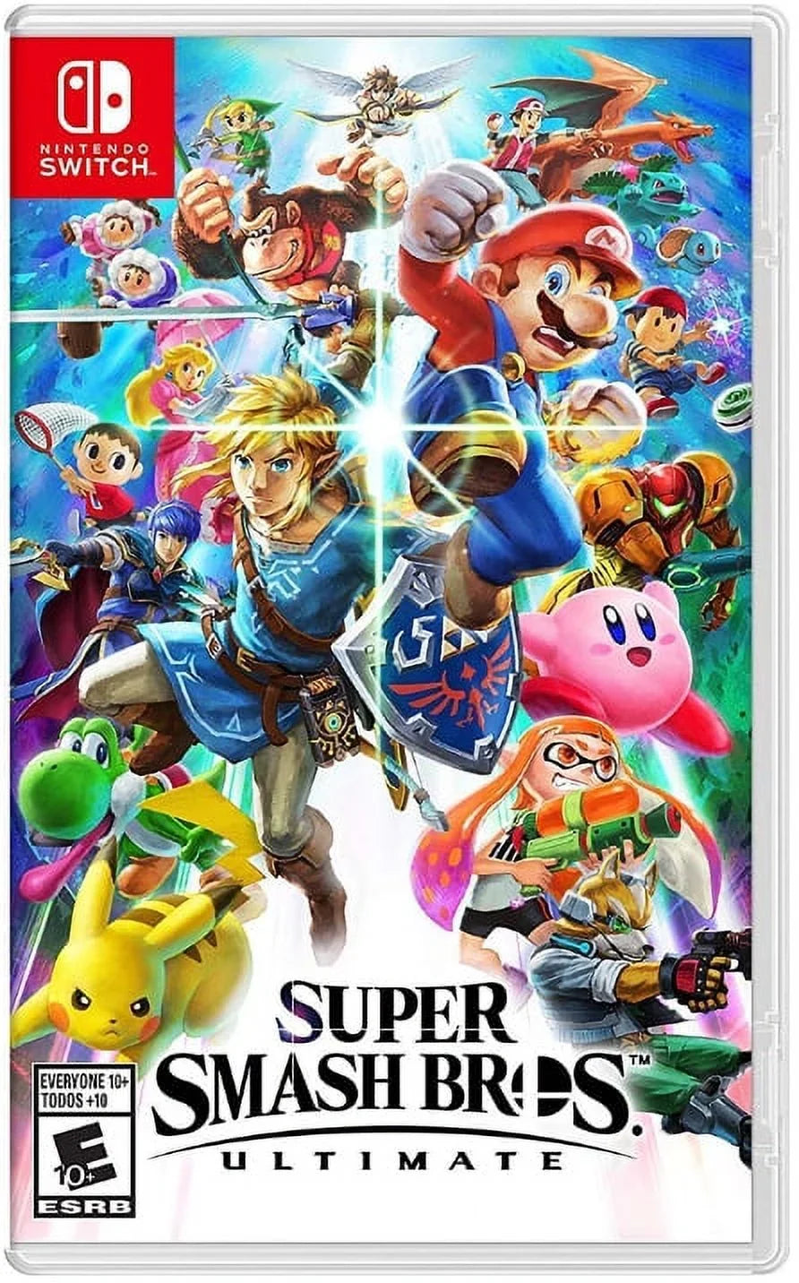 Nintendo Switch Lite Blue, Super Smash Bros. Ultimate & Mytrix Accessories