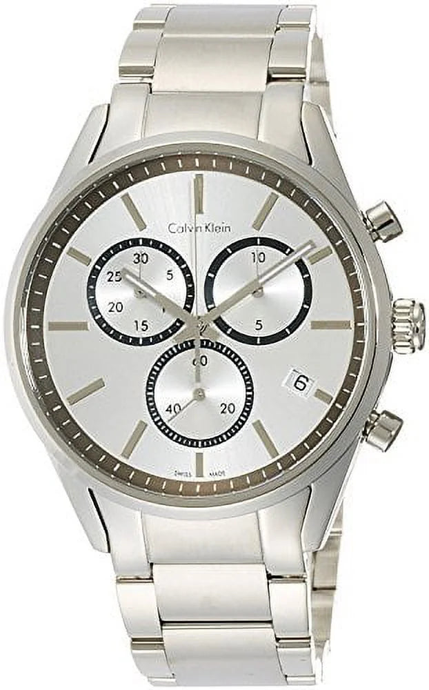 Calvin Klein Men's watch formality chrono (former utility Chrono) Swiss  manufactured quartz K4M27146 Men