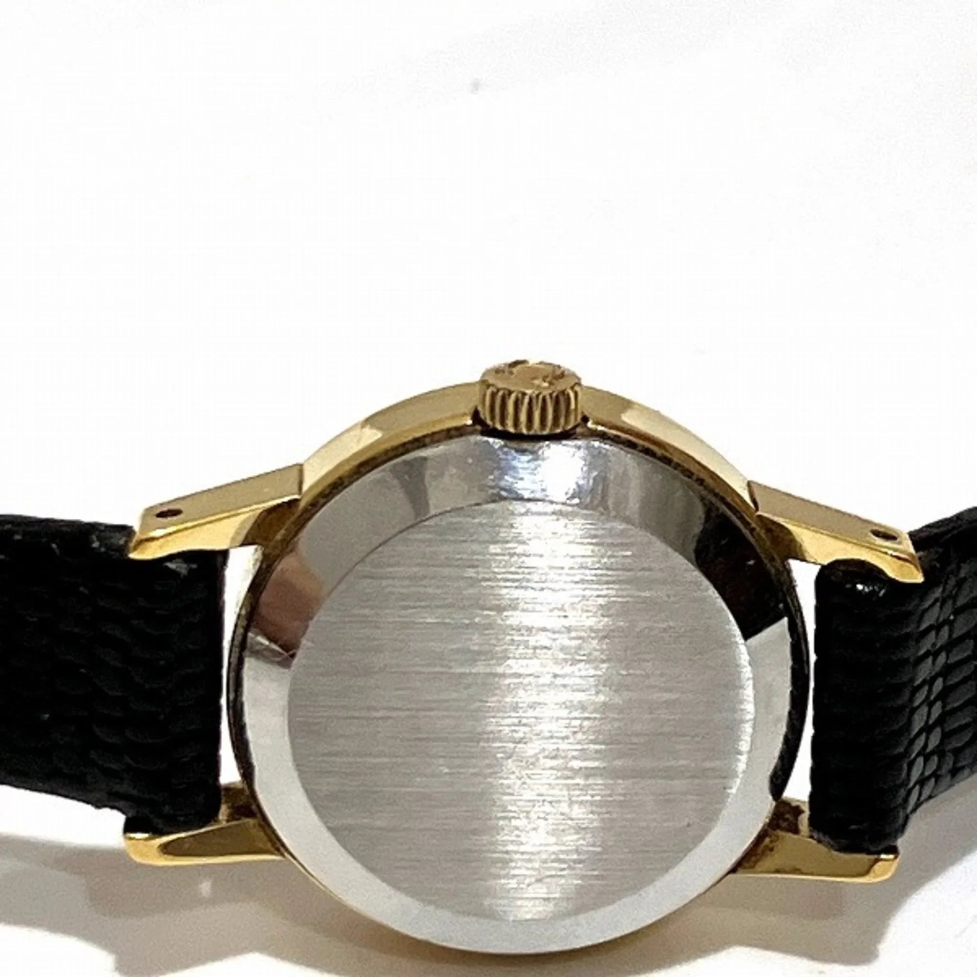 Pre-Owned Omega Deville Manual Winding Gold Dial Watch Ladies (Good)