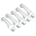 Silver Tone Door Handle Trim Cover Kit and Tailgate Handle Cover for Jeep Wrangler    2 & 4 Doors 2018-2021
