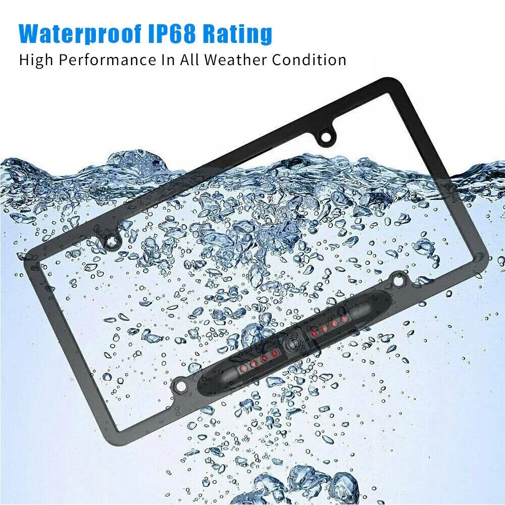 Parking Assistance Camera - Night Vision License Plate Frame