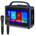 Portable Karaoke Machine Systems Wireless  Streaming Loudspeaker for Adults&Kid,14” Touch Screen/Android 12/4+64G,Support Microphone/WiFi/////Phones/