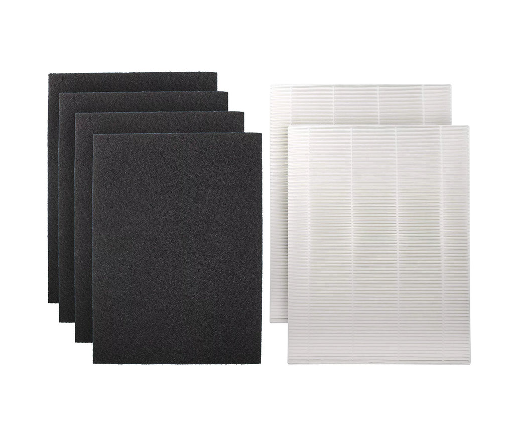 2  4 Carbon Replacement Filters Set Compatible with Coway -1216L Tower Air Purifier, -1216-