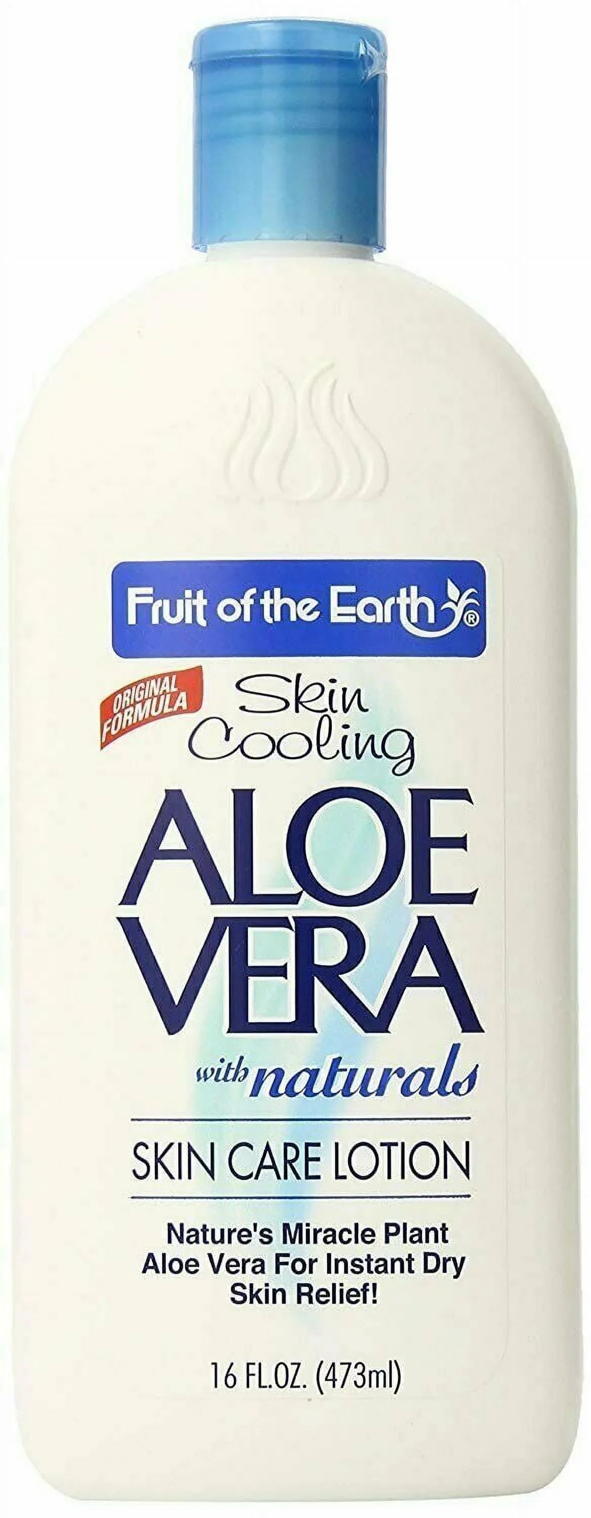 Fruit of the Earth Naturals Skin Cooling Lotion, Aloe Vera, 16 oz, 2 Pack