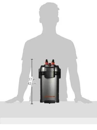 Marineland Magniflow Canister Filter 220  for Aquariums, Easy Maintenance