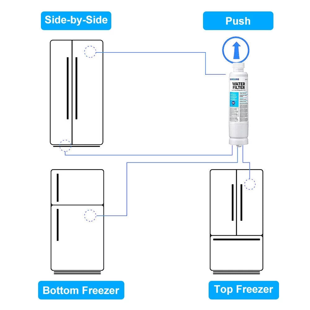 4 Pack DA29-00020B/ -/ Replacement Refrigerator Water Filter