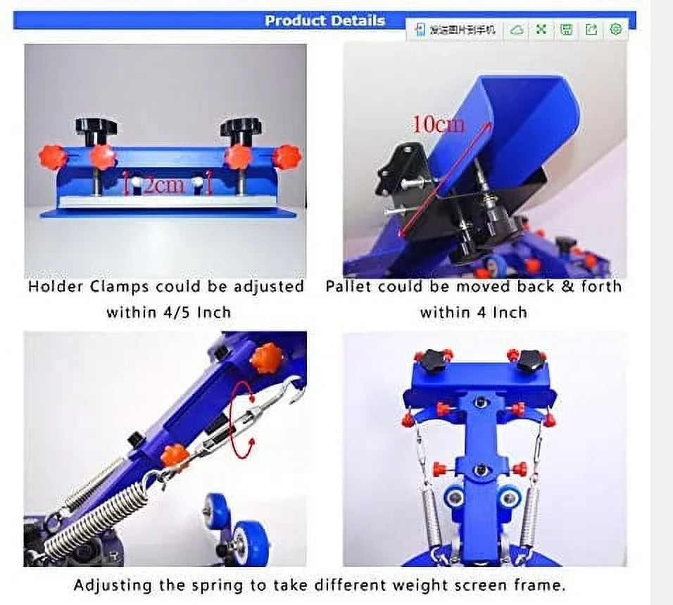 Double Rotary Manual 6 Color 6 Station Screen Printing Press Machine Printer Micro-Registration Equipment  T-Shirt