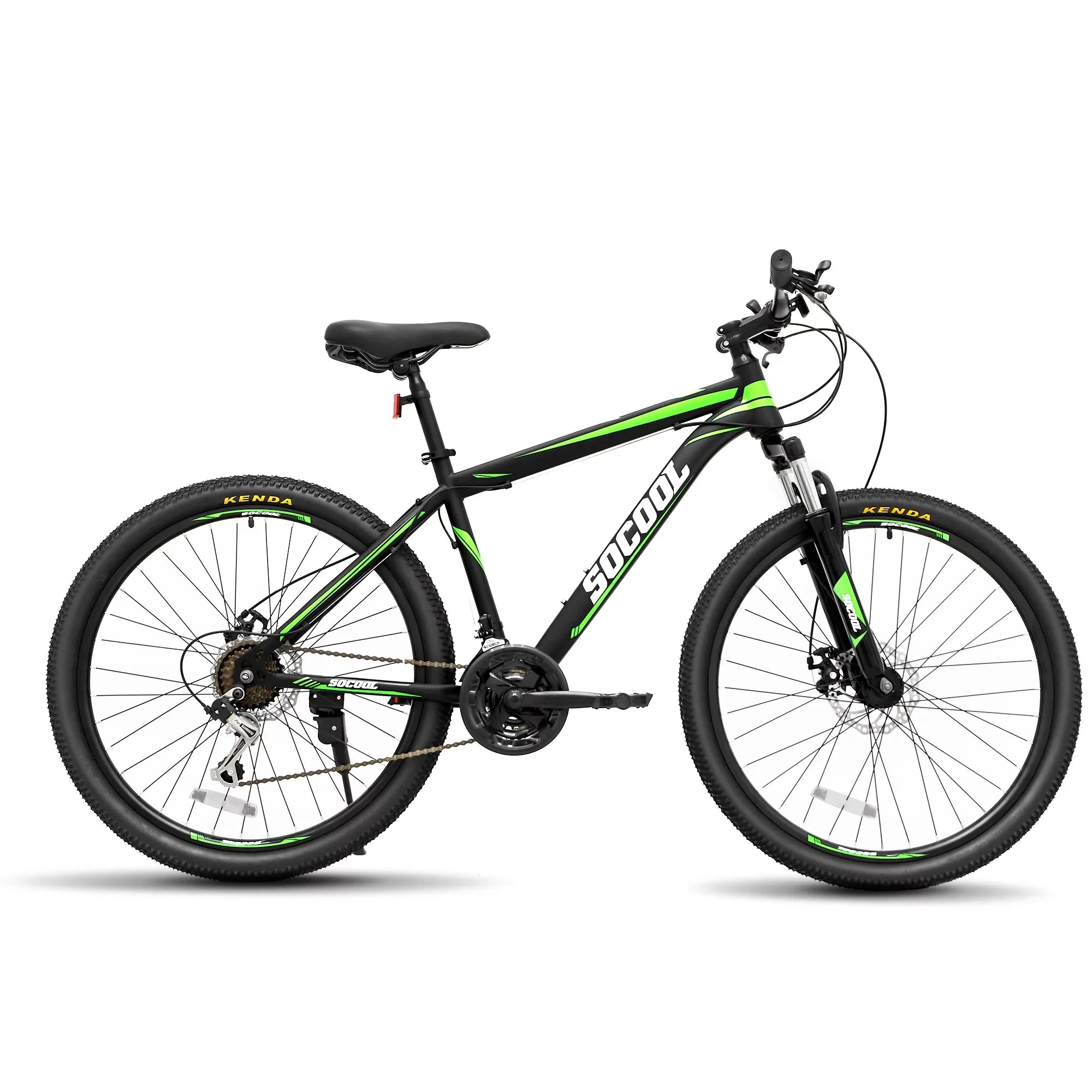 Mountain Bike 21 Speed 26 Inches Dual Suspension Folding Bike Dual Disc Brake  Bicycle, Black, BK2231YZ