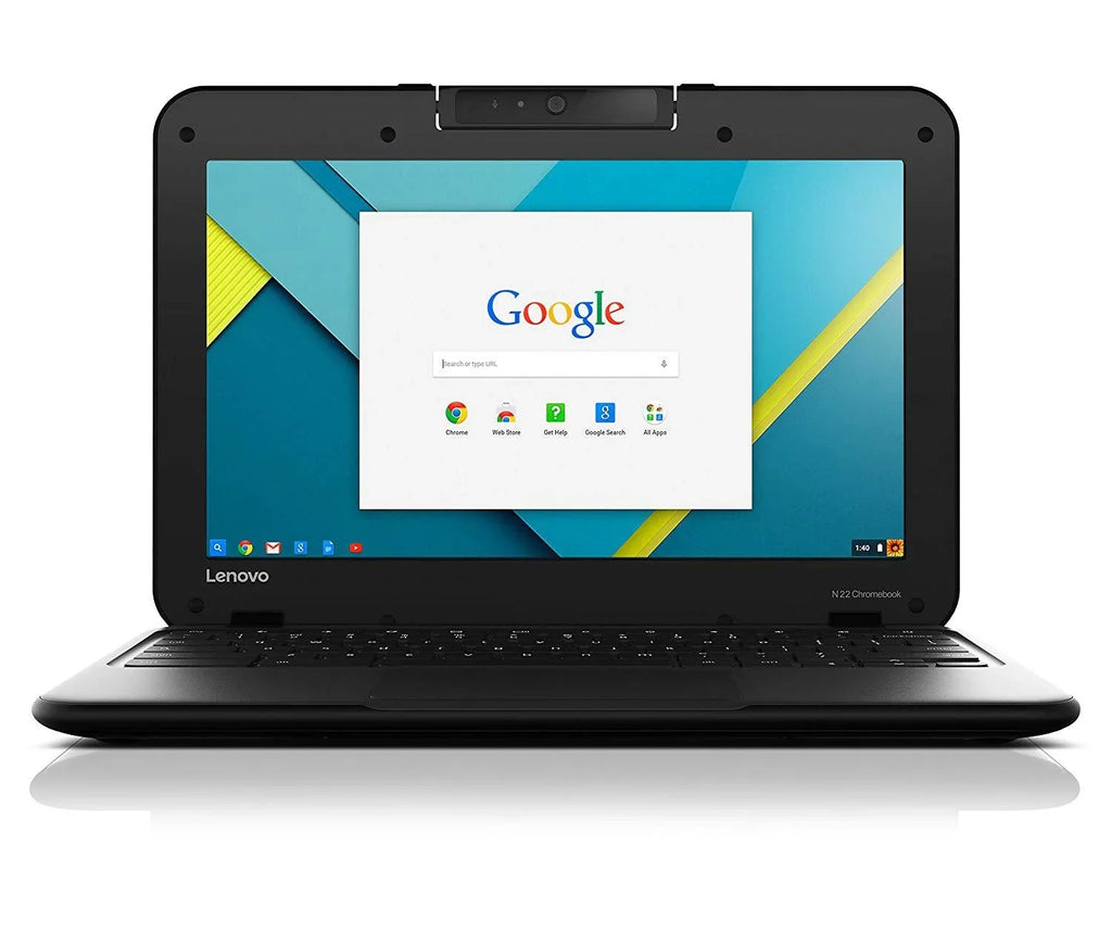 Restored Lenovo Chromebook N22 80SF Series 4GB 16GB  11.6" Display in Black (Refurbished)