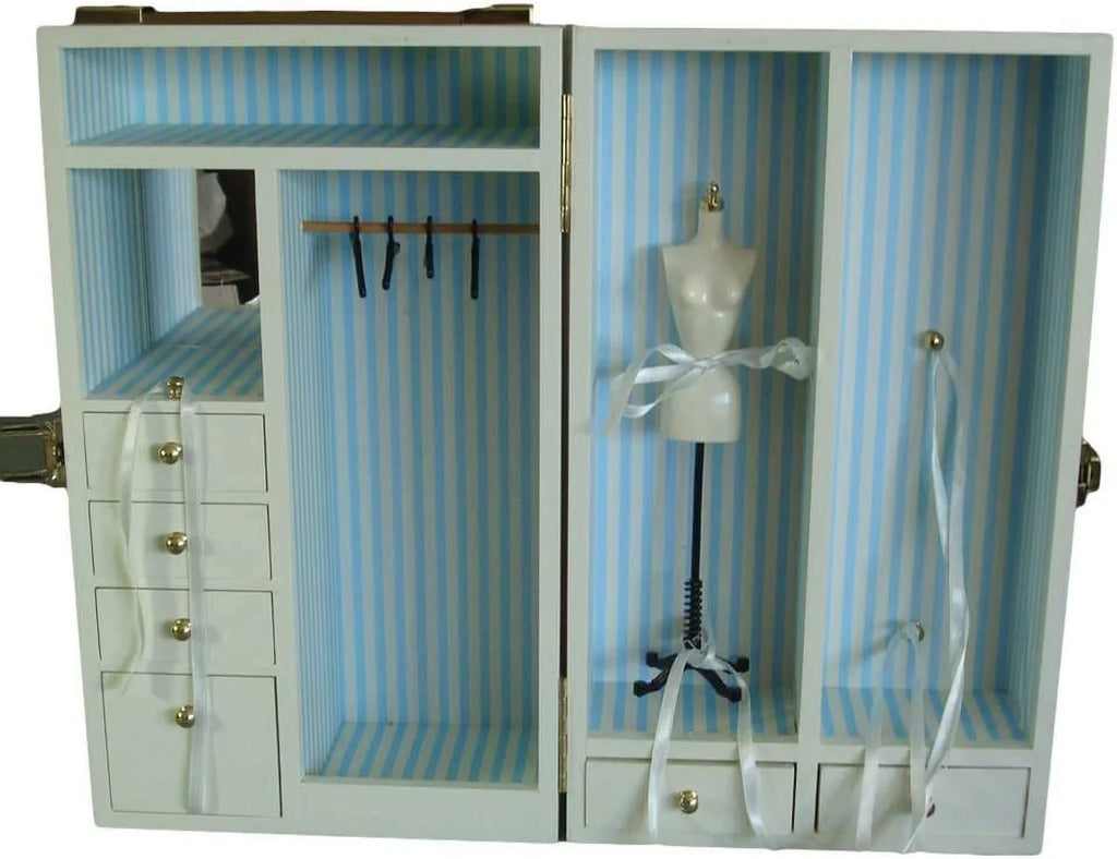 Barbie Fashion Model Collection Wardrobe Carrying Case Gold Label