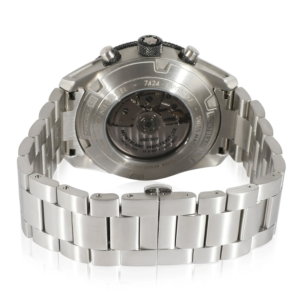 Montblanc Timewalker 116099 Men's Watch in  Stainless Steel Pre-Owned