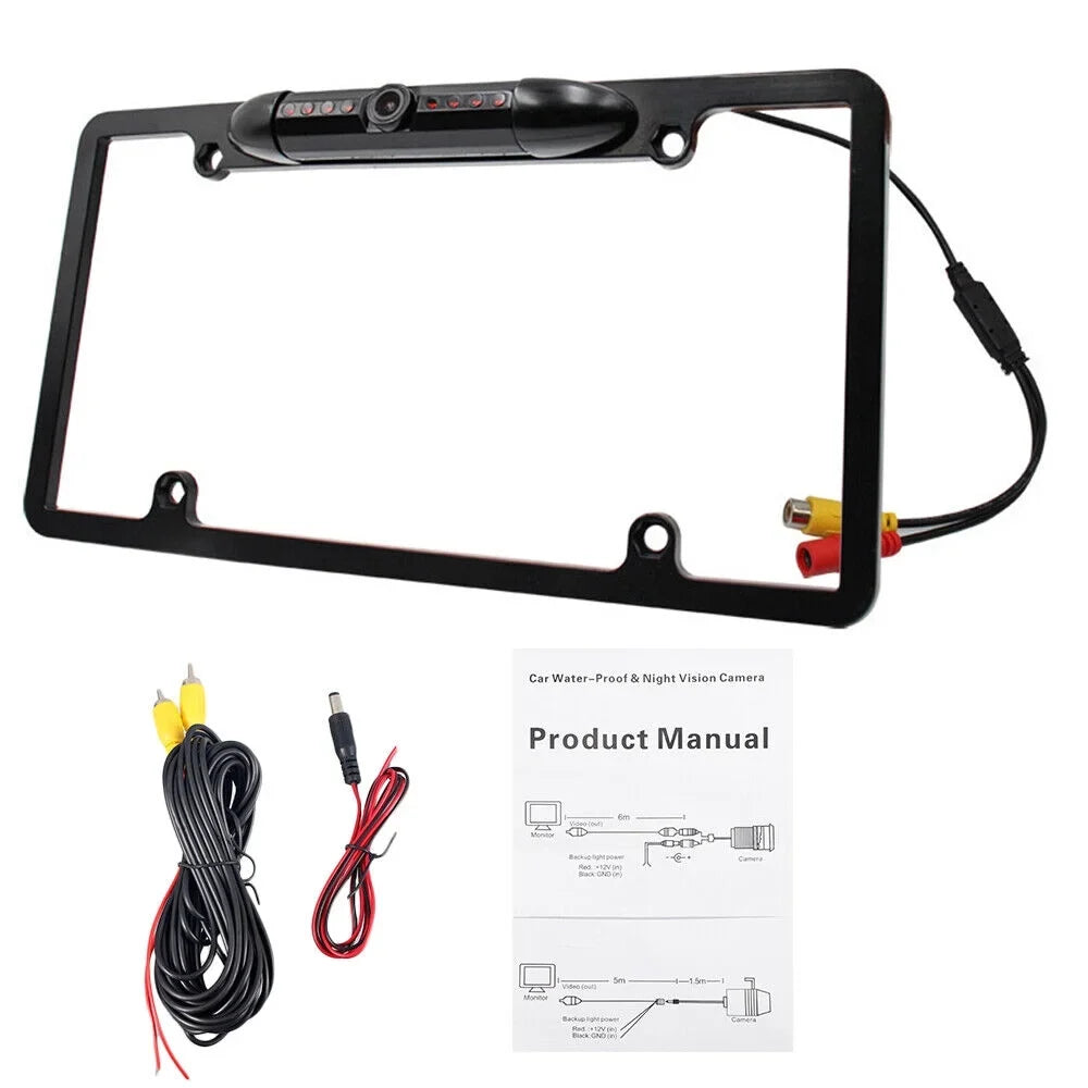 Parking Assistance Camera - Night Vision License Plate Frame