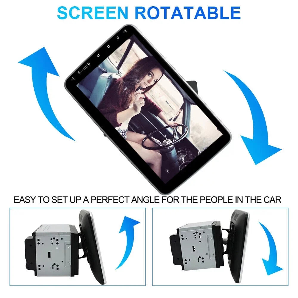 kydely  10 Inch On-Board Android 9.1  Wifi Dual Din Touch Screen Player Navigation