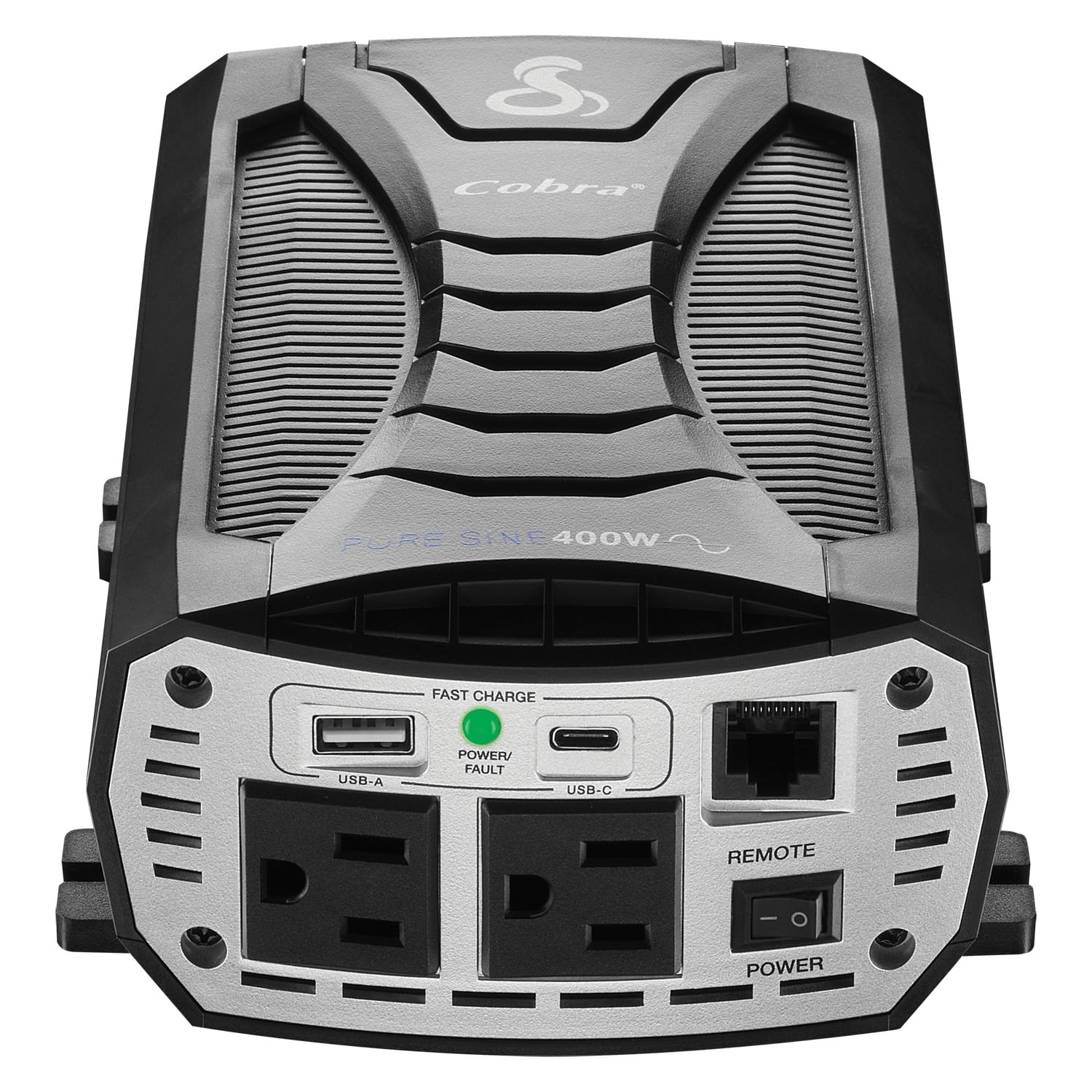 Cobra   400W -   400-Watt Power Inverter with Fast Charge