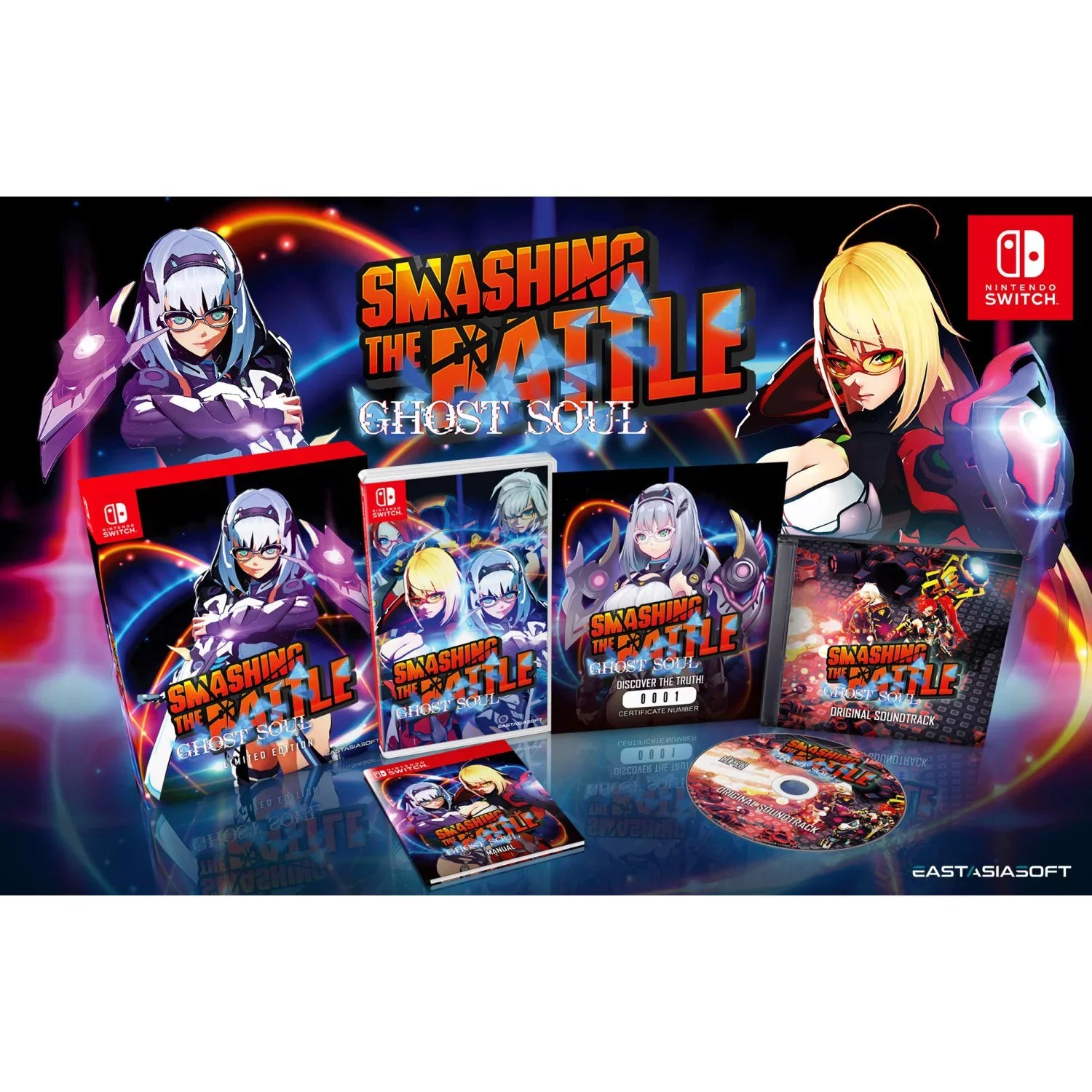 Smashing the Battle Ghost Soul Limited Edition X 1000 Limited Editions Nintendo Switch