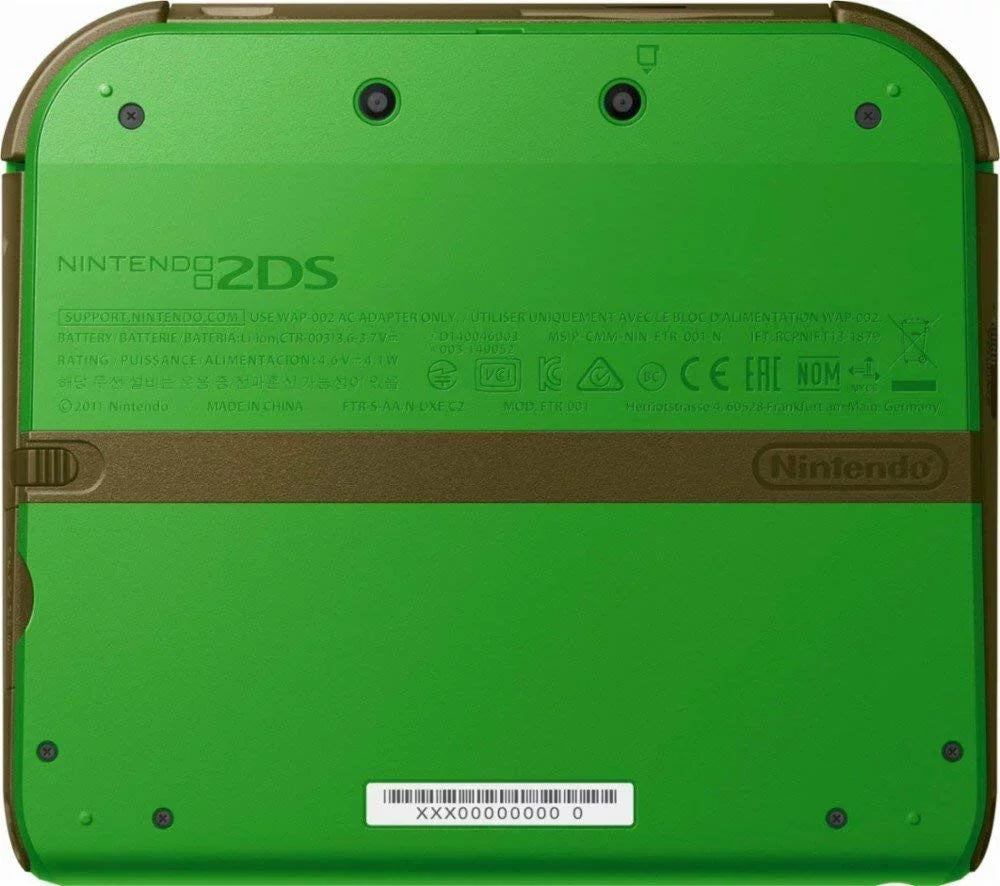 Restored - Nintendo 2DS - Zelda Ocarina of Time Edition (Refurbished)