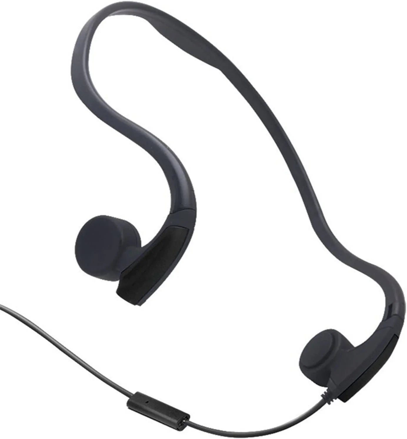 Bone Conduction Wired Headphones with Noise Cancelling 3.5mm Connector Sweat Resistant Headphones