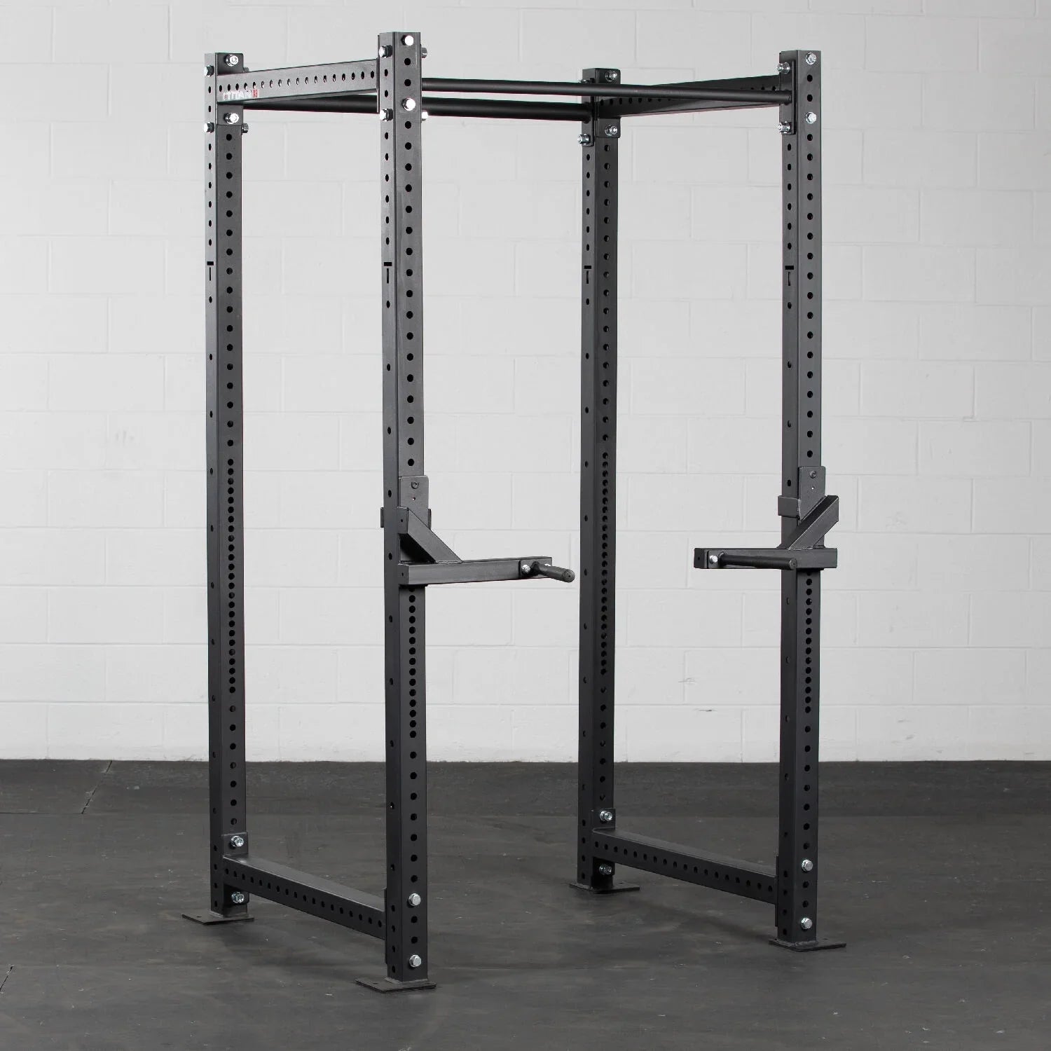 Titan Fitness X-3 Series Dip Bars, J-Hook Style Rack Mounted Dip Attachment, 880  Capacity, Fits 3” X 3” Tubular Steel