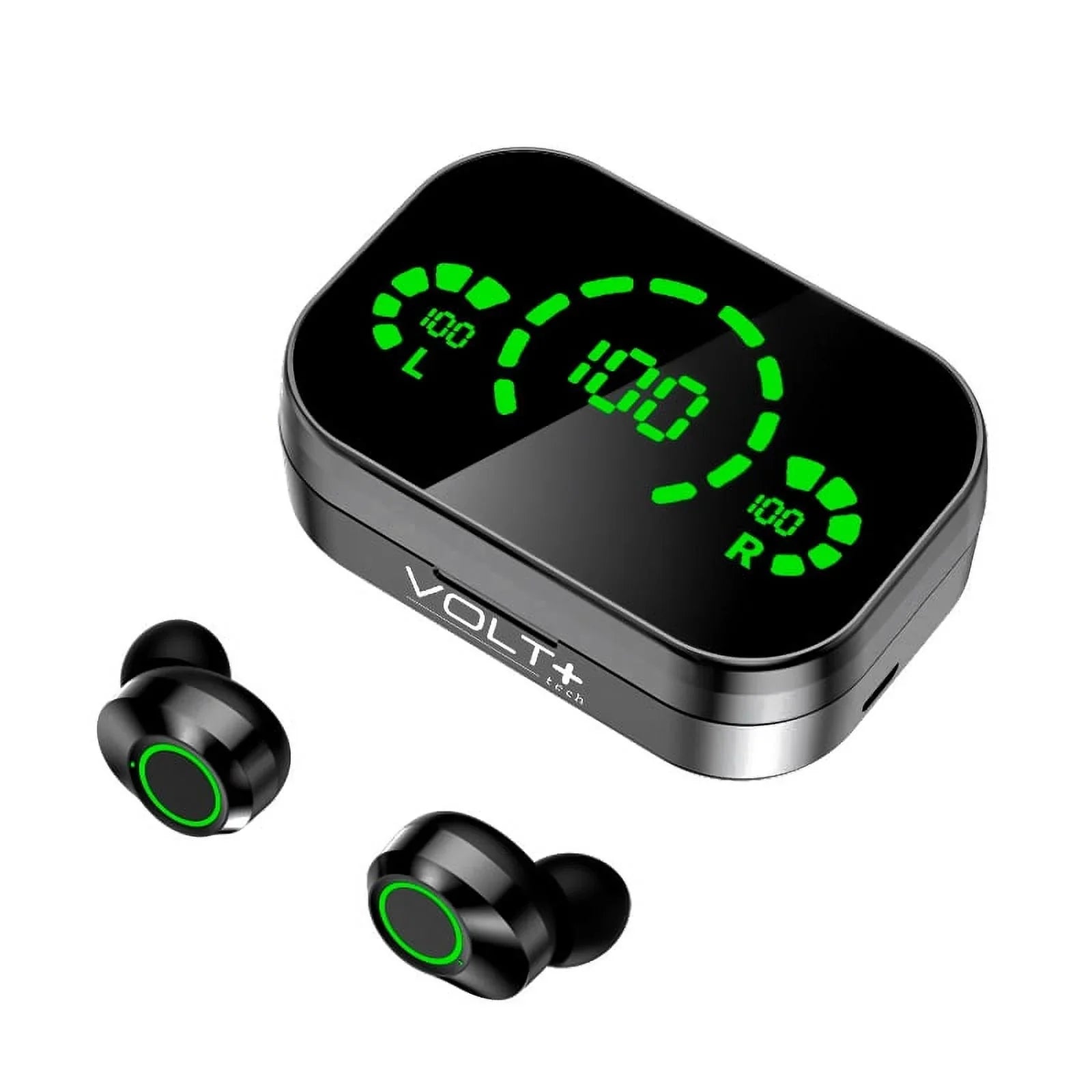Wireless V5.3  Pro Earbuds Compatible with your Samsung Galaxy S22+/ 5G/Plus/Ultra IPX3 BlueTooth Water & Sweatproof /Noise Reduction & Quad Mic(Black)