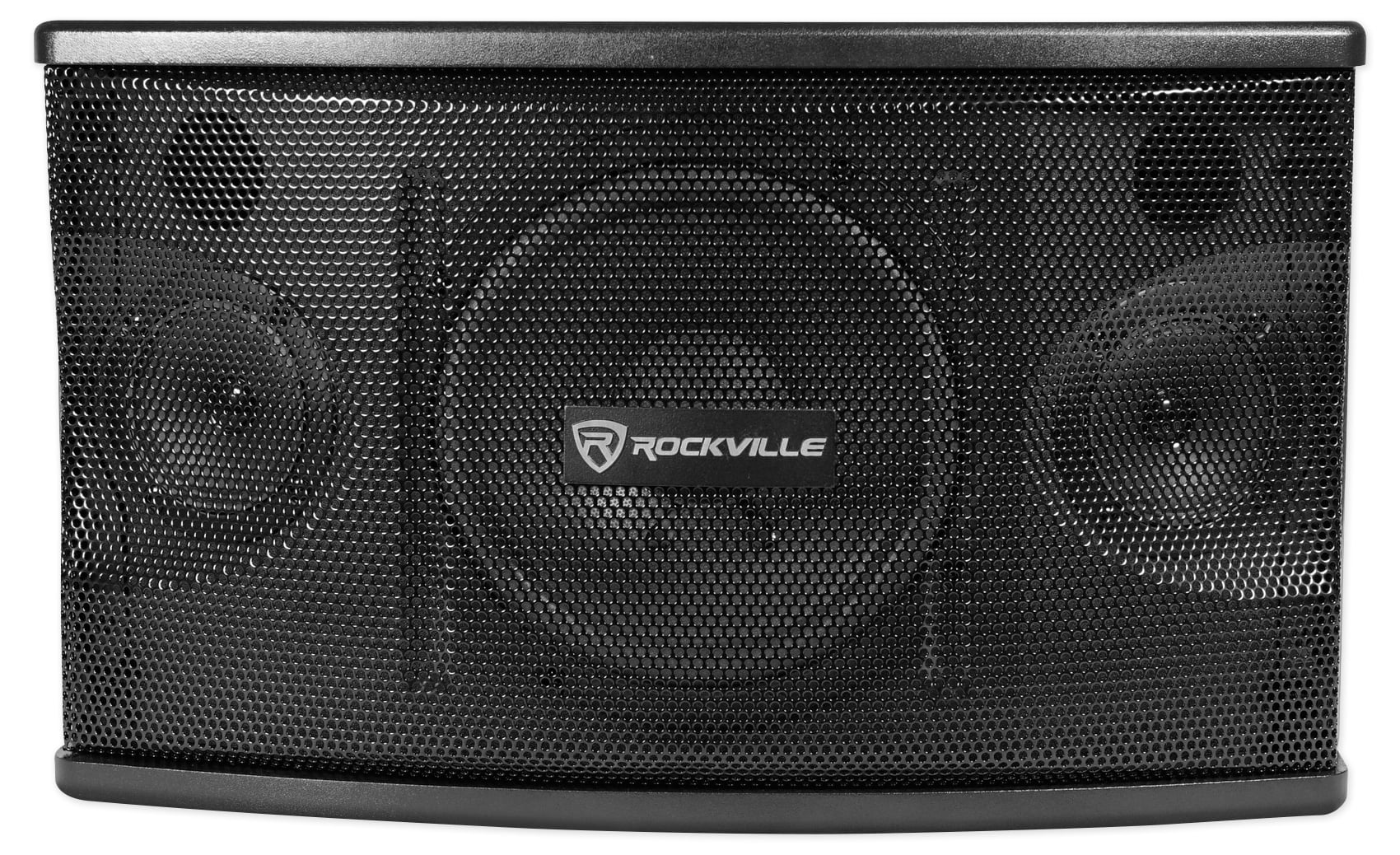 2) Rockville KPS80 8" Karaoke Speakers+Bluetooth Amplifier+2) Mics+Tablet Stand + Rockville R14GSBR100 Red/Blk 14 Gauge 100' Ft. Mini Spool Car Audio Speaker Wire